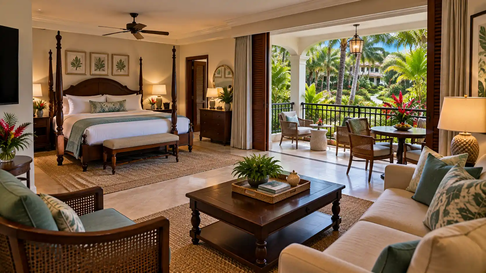 1 Bedroom Tropical Garden View